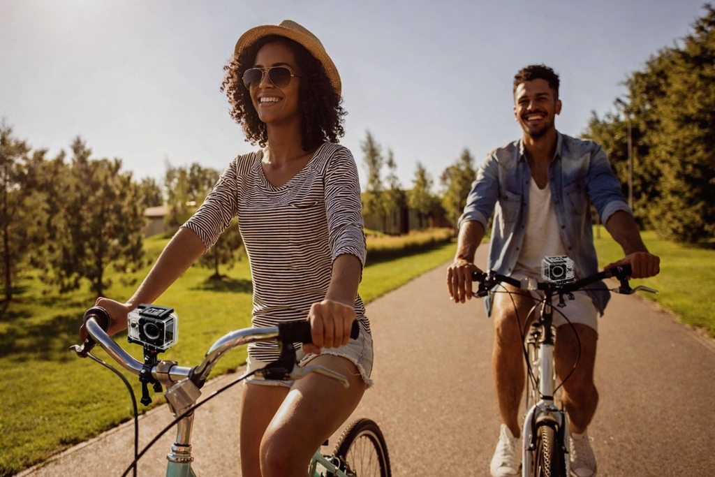 4K  Waterproof All Digital UHD WiFi Camera + RF Remote And Accessories